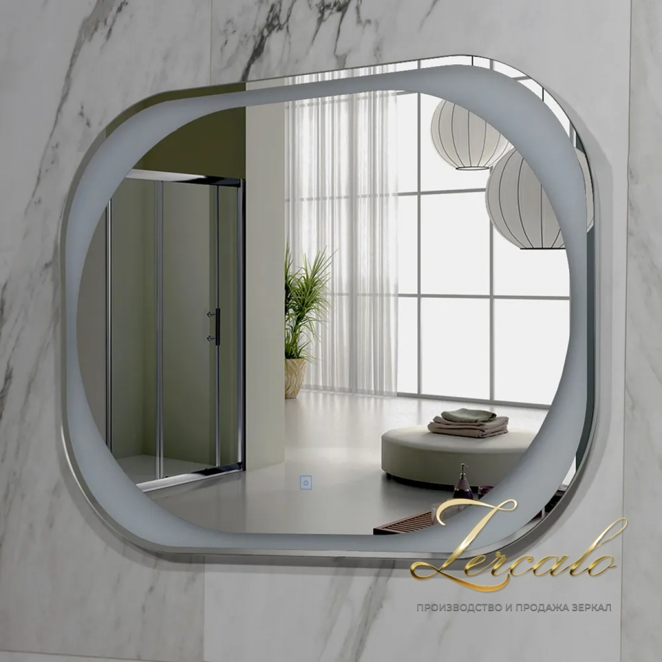 Anna зеркало прямоугольное 80x60, 60x80, 80x80